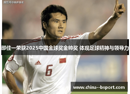 邵佳一荣获2025中国金球奖金帅奖 体现足球精神与领导力 邵佳一荣获2025中国金球奖金帅奖 体现足球精神与领导力